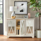 Simple Living Reflections Mirrored Front Buffet/ Console