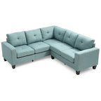 Newbury Twill Fabric Sectional Sofa