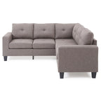 Newbury Twill Fabric Sectional Sofa