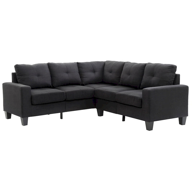 Newbury Twill Fabric Sectional Sofa