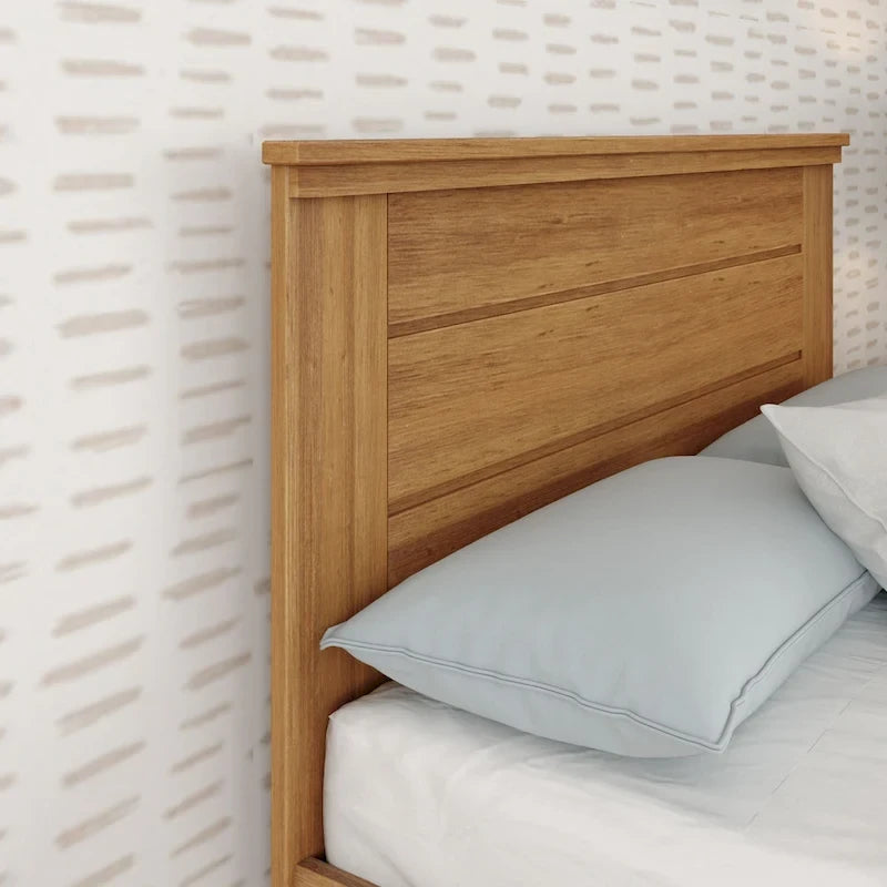 Plank and Beam Farmhouse Full Bed with Panel Headboard with Trundle