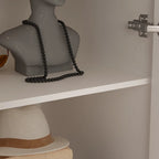 Modular Majesty Double Wardrobe Mirror-Front Storage Closet Armoires