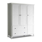 Grain Wood Furniture Greenport Solid Wood 3-door Armoire