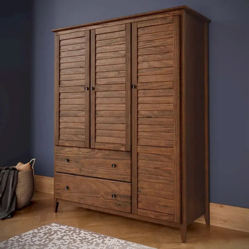 Grain Wood Furniture Greenport Solid Wood 3-door Armoire