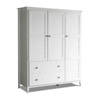 Grain Wood Furniture Greenport Solid Wood 3-door Armoire