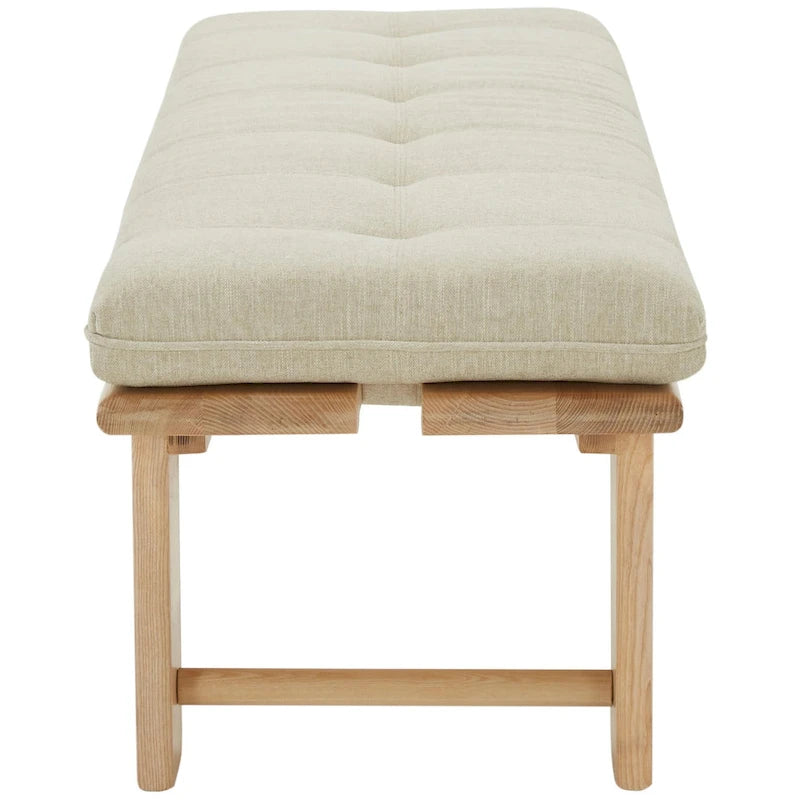 SAFAVIEH Couture Rasema Modern Cushion Bench - 60.8 In. W x 18.9 In. D x 18.1 In. H - 61Wx19Dx18H