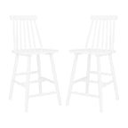 SAFAVIEH Zillah 24-inch Spindle Farmhouse Counter Stool (Set of 2) - 17.7 x 20.5 x 39.1 - 18Wx21Dx39H