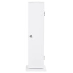 HomCom Vertical White Bathroom Storage Cabinet - 7.75*7.75*25.75