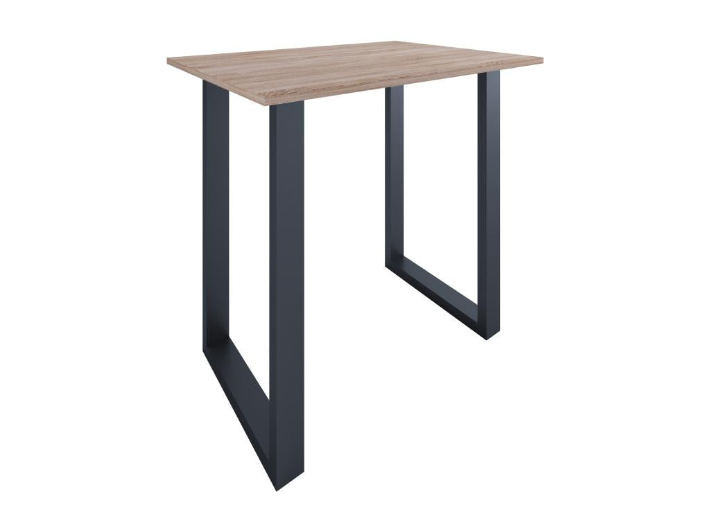 Maisonpuretop Premium Wood Aluminum Bar Table Xona 110x80 cm Black / Oak Maisonpuretop 86639HPQM