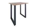 Maisonpuretop Premium Wood Aluminum Bar Table Xona 110x80 cm Black / Oak Maisonpuretop 86639HPQM