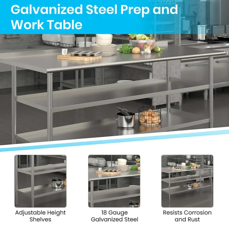 Stainless Steel Kitchen Work Table