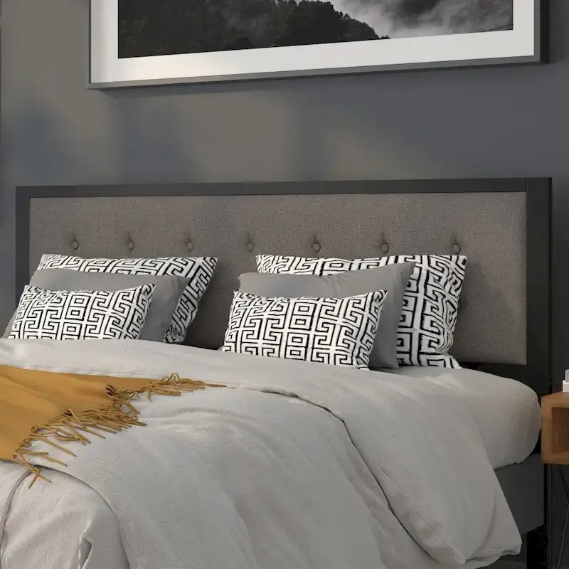 Metal Tufted Upholstered Headboard - Modern Headboard