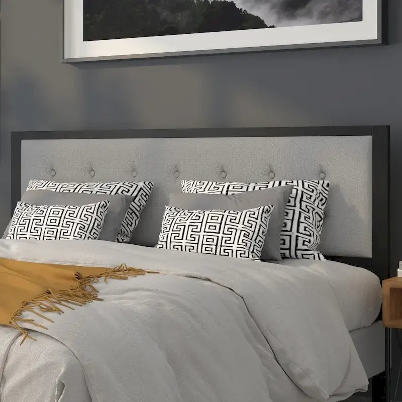 Metal Tufted Upholstered Headboard - Modern Headboard