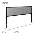 Metal Tufted Upholstered Headboard - Modern Headboard