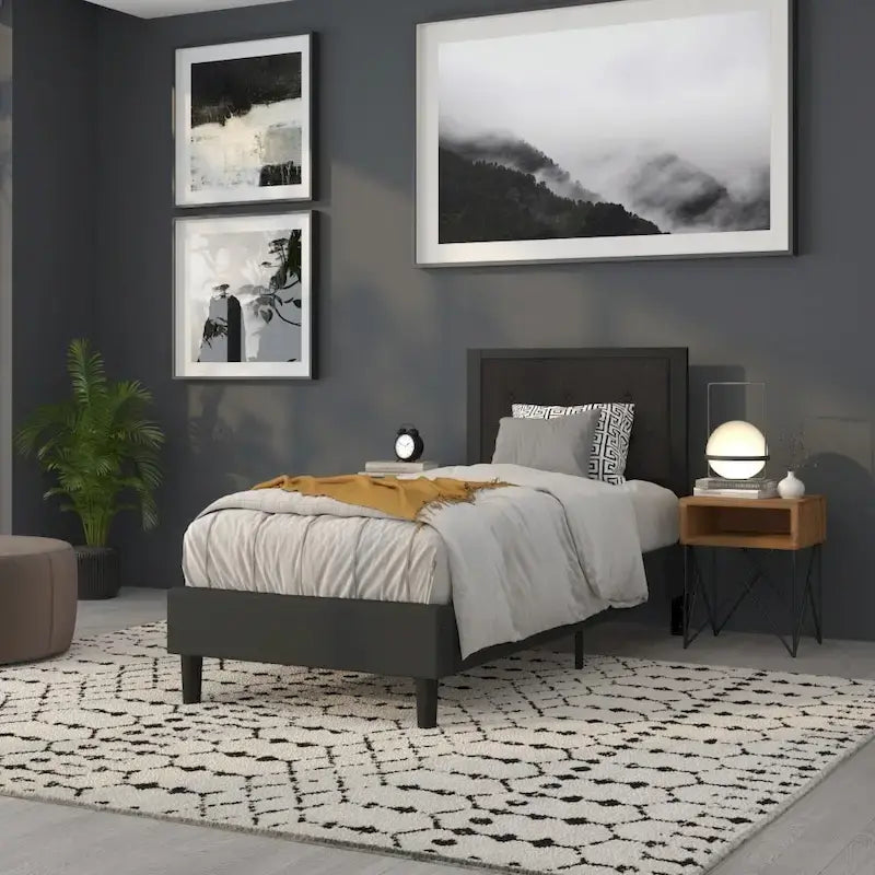 Metal Tufted Upholstered Headboard - Modern Headboard