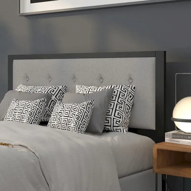 Metal Tufted Upholstered Headboard - Modern Headboard