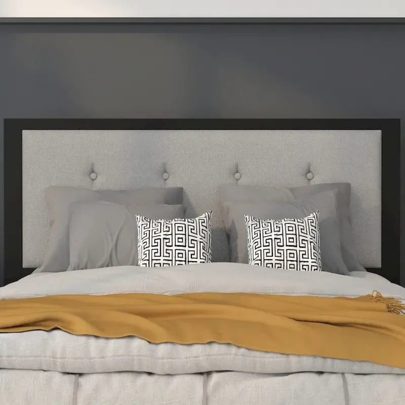 Metal Tufted Upholstered Headboard - Modern Headboard