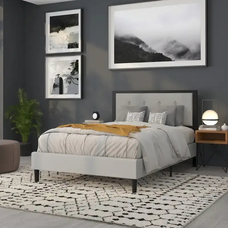 Metal Tufted Upholstered Headboard - Modern Headboard
