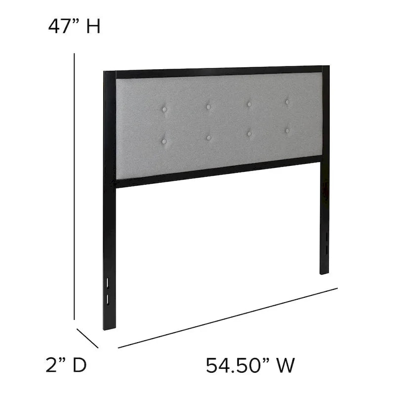 Metal Tufted Upholstered Headboard - Modern Headboard