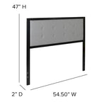 Metal Tufted Upholstered Headboard - Modern Headboard