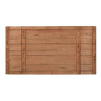 Treasures Rustic Oak 5-piece Sheaf Back Retractable Dinette Set