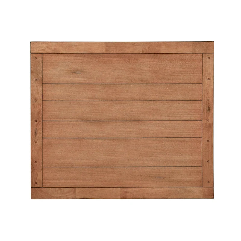 Treasures Rustic Oak 5-piece Sheaf Back Retractable Dinette Set