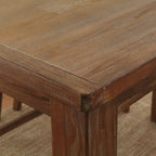 Furniture of America Tays Rustic Brown 60-inch Solid Wood Counter Height Table
