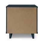 Manhattan Comfort Granville Mid Century Solid Wood 2 Drawer Nightstand Set of 2