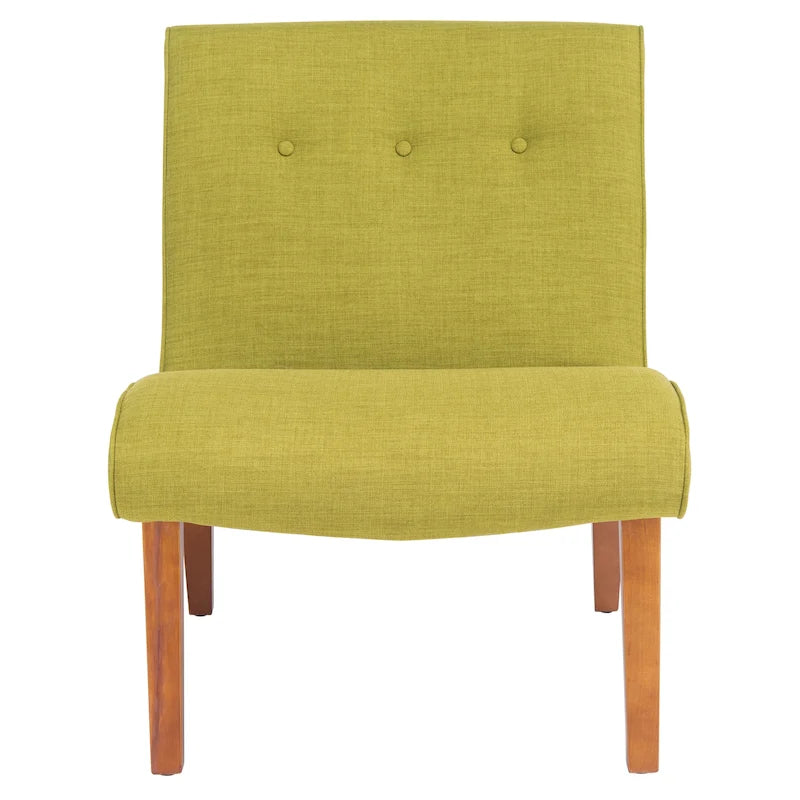 SAFAVIEH Sibille Mid-Century Forest Green Chair - 25.2 x 29.9 x 30.7 - 25Wx30Dx31H