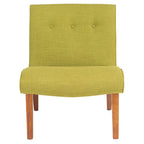 SAFAVIEH Sibille Mid-Century Forest Green Chair - 25.2 x 29.9 x 30.7 - 25Wx30Dx31H