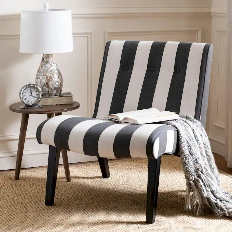 SAFAVIEH Sibille Mid-Century Forest Green Chair - 25.2 x 29.9 x 30.7 - 25Wx30Dx31H
