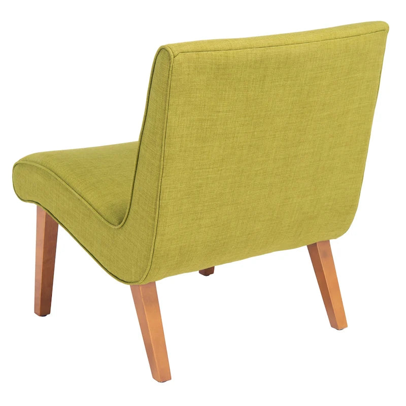 SAFAVIEH Sibille Mid-Century Forest Green Chair - 25.2 x 29.9 x 30.7 - 25Wx30Dx31H