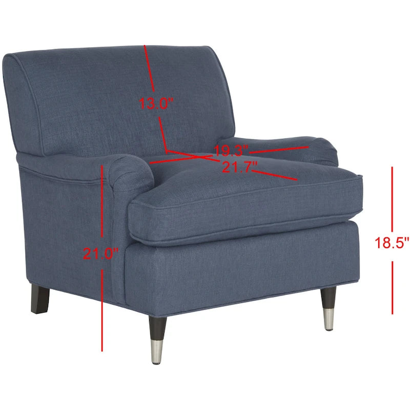 SAFAVIEH Nurhayat Club Chair - 29Wx34Dx32H