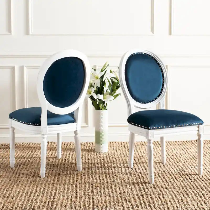 SAFAVIEH Rona Parisian Oval Dining Chair (Set of 2) - 20Wx20Dx39H