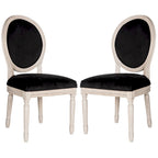 SAFAVIEH Rona Parisian Oval Dining Chair (Set of 2) - 20Wx20Dx39H