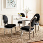 SAFAVIEH Rona Parisian Oval Dining Chair (Set of 2) - 20Wx20Dx39H