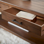 SAFAVIEH Alene 2-Drawer Bottom Shelf Coffee Table - 37.8 W x 19 L x 19 H - 38Wx19Dx19H