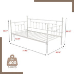alazyhome Metal Daybed Frame Heavy Duty Sofa Bed Frame