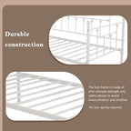 alazyhome Metal Daybed Frame Heavy Duty Sofa Bed Frame