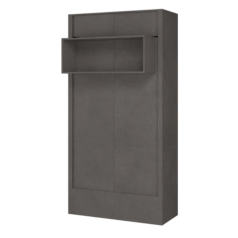Oakland Living Easy Lift Brazilian Twin Contemporary Murphy Bed with Shelf