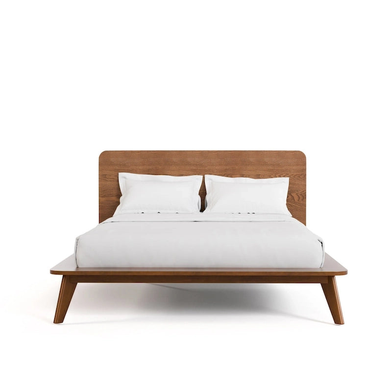 Furniture of America Beau Midcentury Low Profile Wood Platform Bed