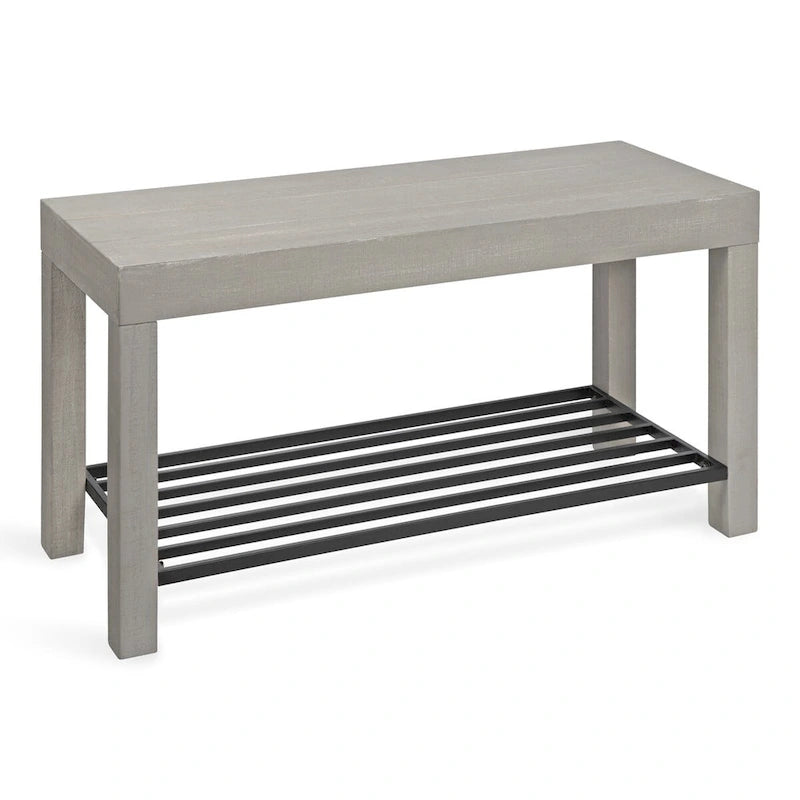 Kate and Laurel Jeran Farmhouse Entryway Bench