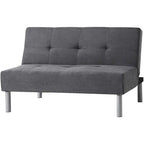 College Mini-Futon - Steel Gray by DormCo