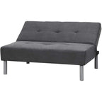 College Mini-Futon - Steel Gray by DormCo