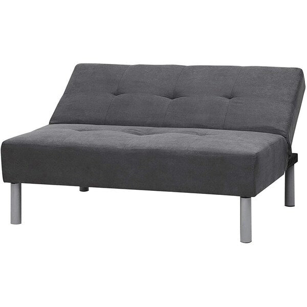 College Mini-Futon - Steel Gray by DormCo