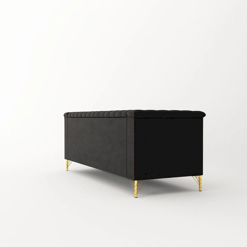 82.67 W Velvet Sofa