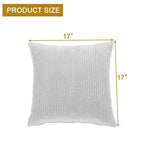 Modern Corduroy Sectional Sofa With Armrest Cushions