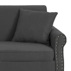 73 Sofa with Nailhead Trim Rolled Arms