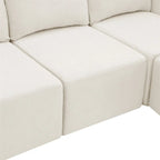 Modular U Shaped Sectional Sofa,Luxury Chenille Floor Couch Set