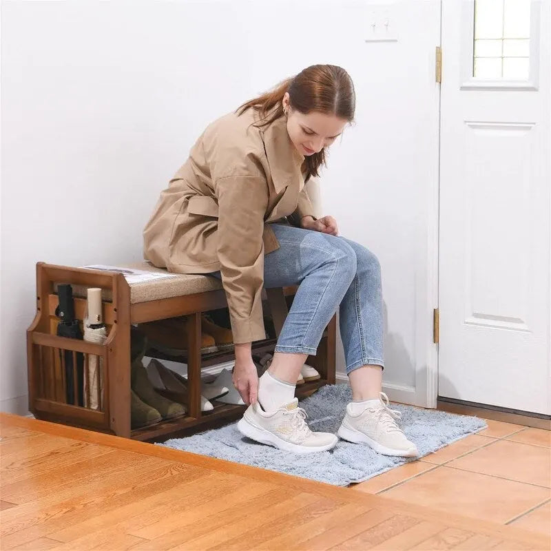 2 Tier Shoe Bench